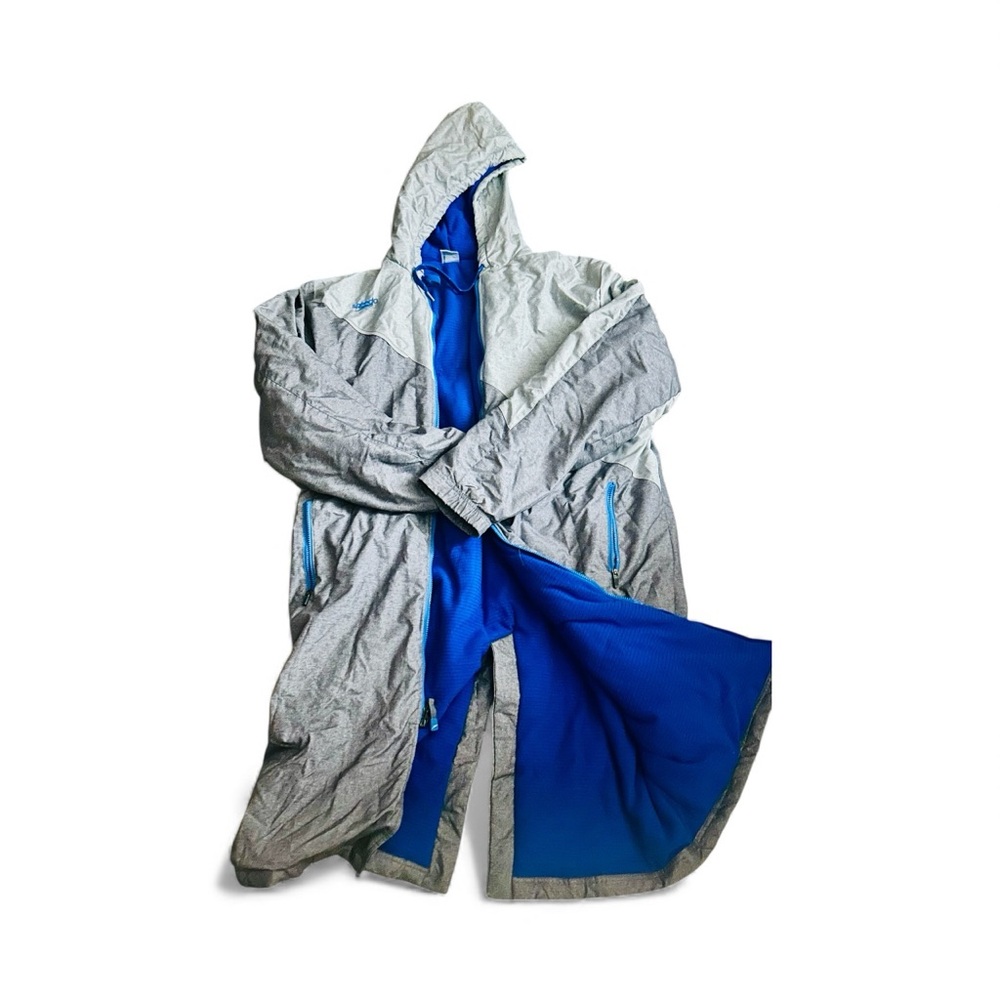 Speedo Gray and Blue Raincoat